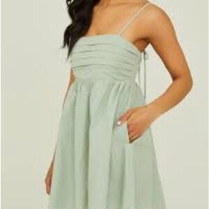 Altar’d State green mini dress size L